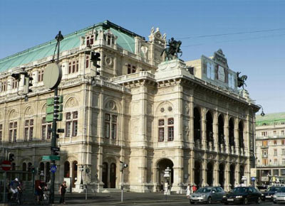 Достопримечательности Австрии. Венская государственная опера (Wiener Staatsoper).